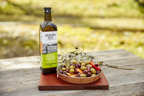 Extra Virgin Olive Oil, Mandarin and Rosemary Marinated Olives